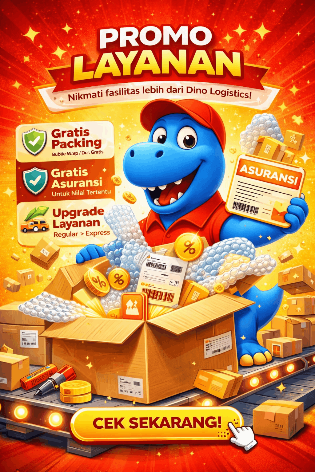 Promo Layanan Spesial dari Dino Logistics