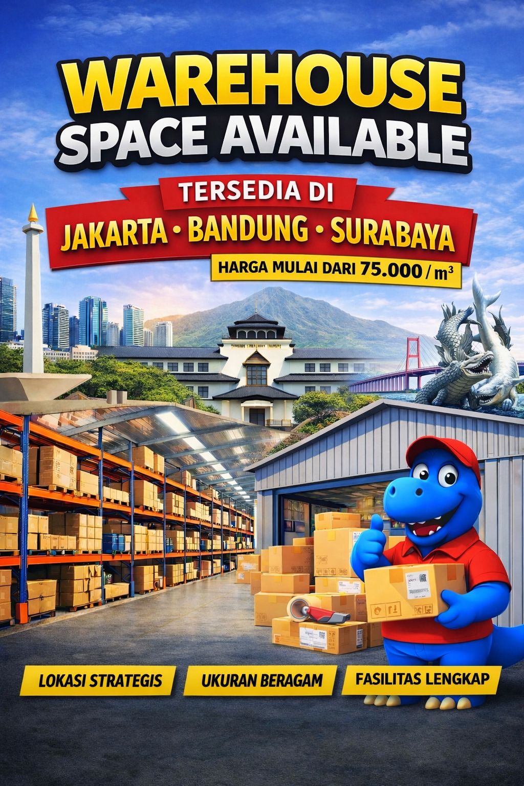 Promo Spesial Warehouse Space Available – Solusi Gudang Strategis untuk Bisnis Anda Dino Logistics